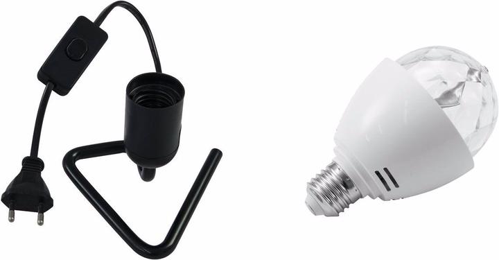 Actual product image Eurolite Set LED BC-1 RGB + Triangle socket black (1.50 W)