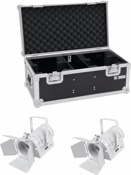 Eurolite Set 2x LED THA-40PC ws + Case (57 W, LED)