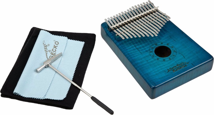 Actual product image Dimavery KL-6 Kalimba,17 C, blue