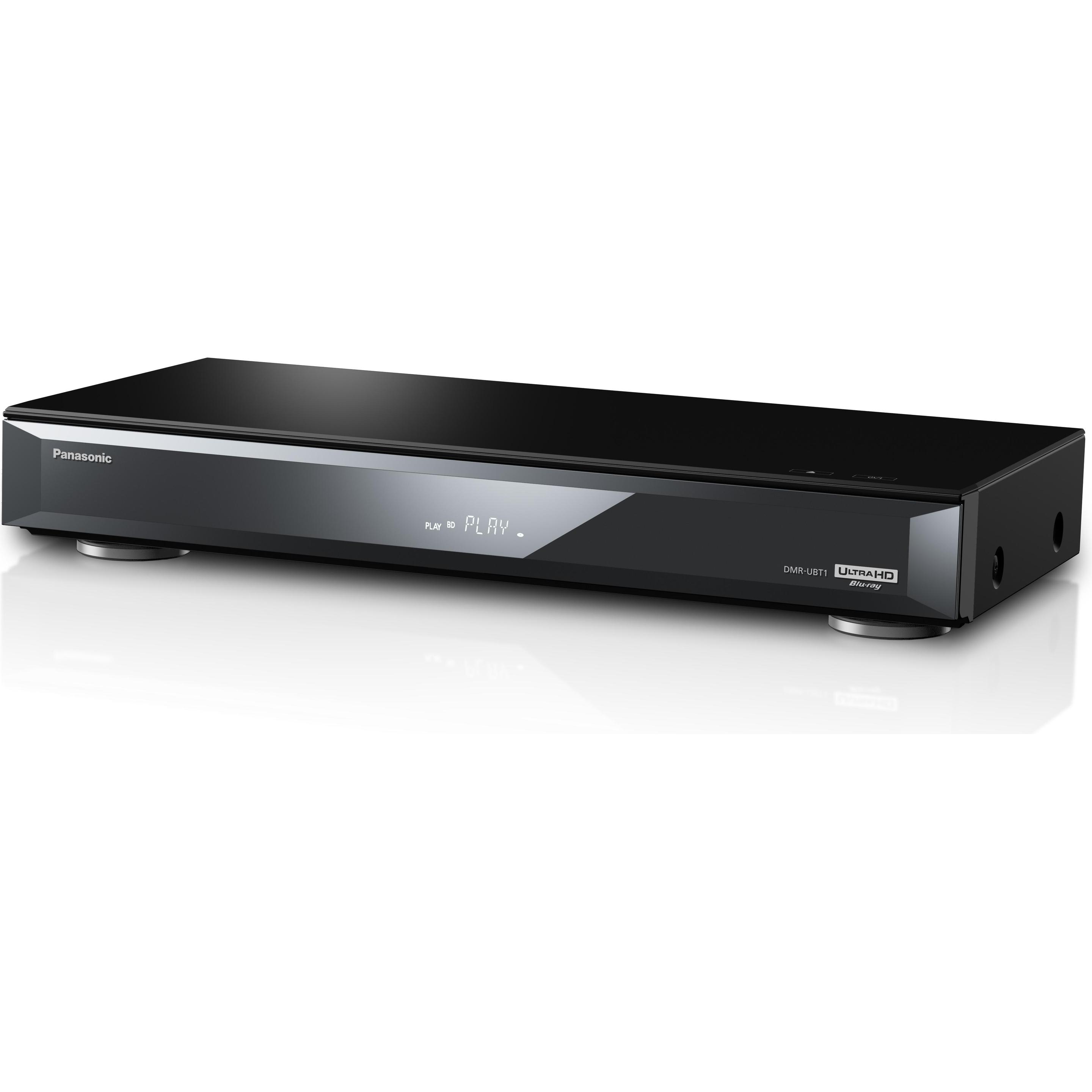 Panasonic DMR-UBT1EC-K Blu-Ray Player (1000 GB, Blu-ray Player), Bluray Player + DVD Player, Schwarz