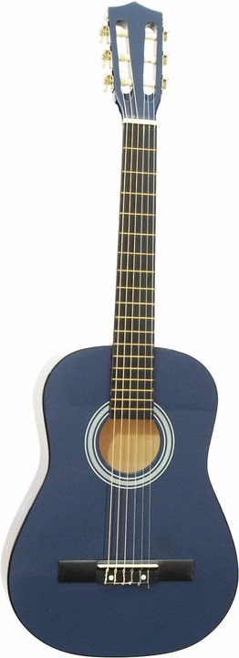 Actual product image Dimavery AC-303 classical guitar 1/2, blue (Acoustic guitar)