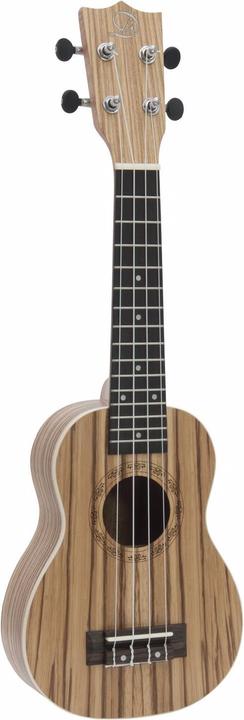 Dimavery UK-400 Ukulélé soprano "Zebrawood (Soprano, Soprano)