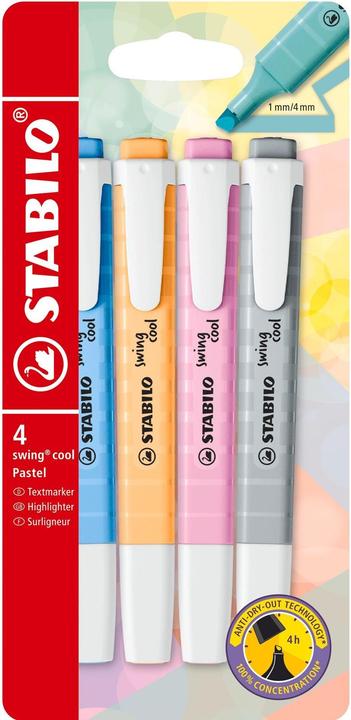 Actual product image STABILO swing cool Pastel highlighter (4x)