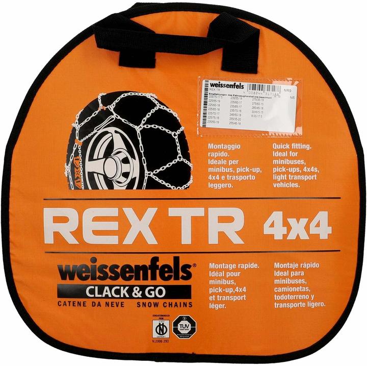Immagine prodotto Weissenfels Catena da neve in acciaio Rex TR 4 x 4 Gruppo 9