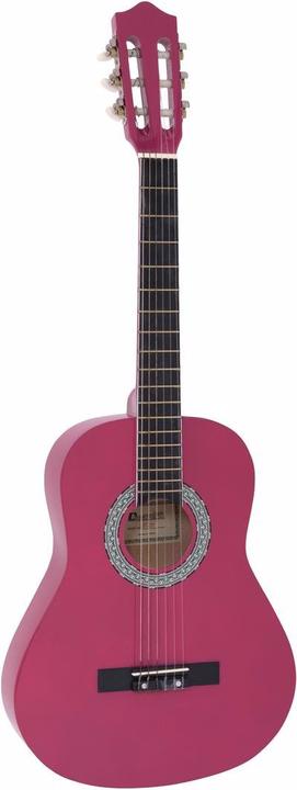Produktbild Dimavery AC-303 Klassikgitarre 3/4, pink (Akustik Gitarre)