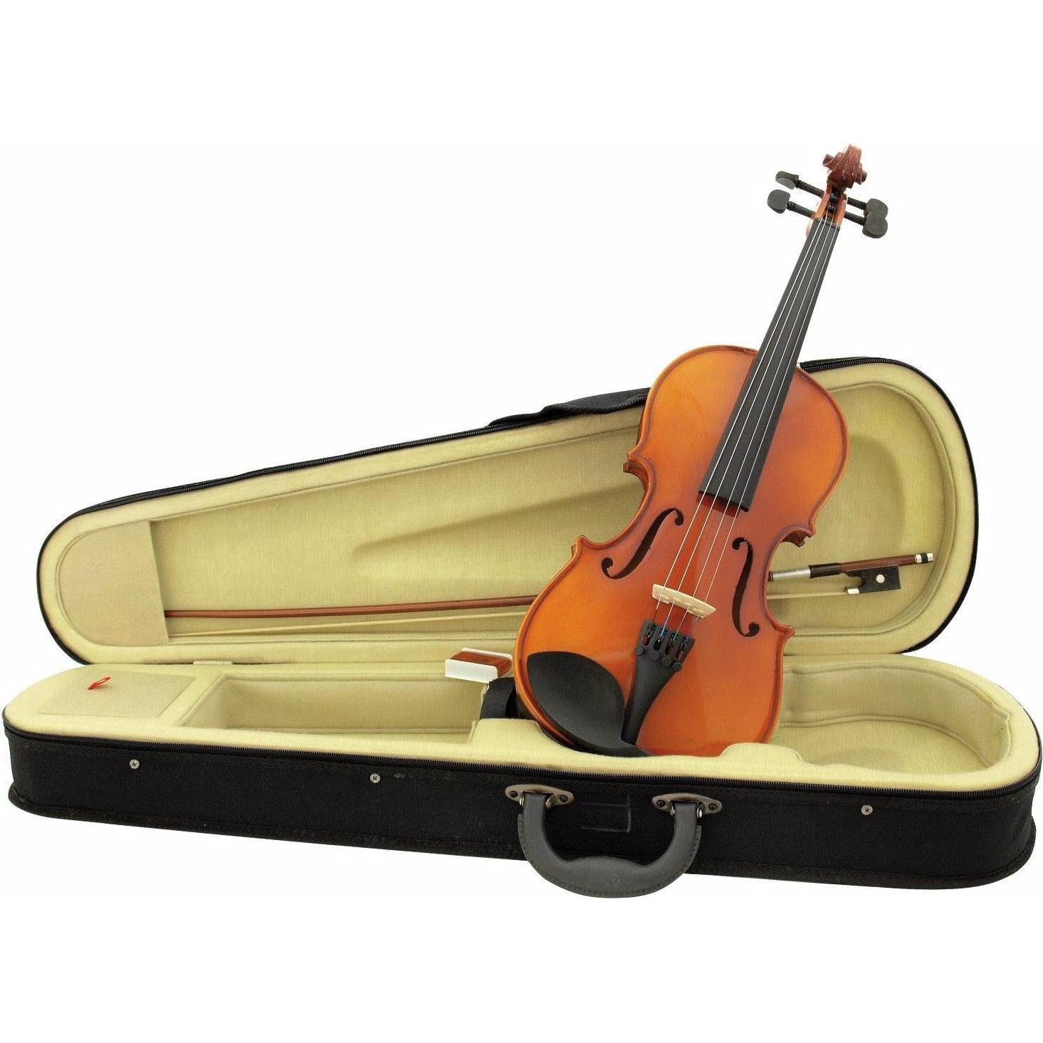 Dimavery Violine 3/4 mit Bogen, im Case (Geige), Streichinstrumente