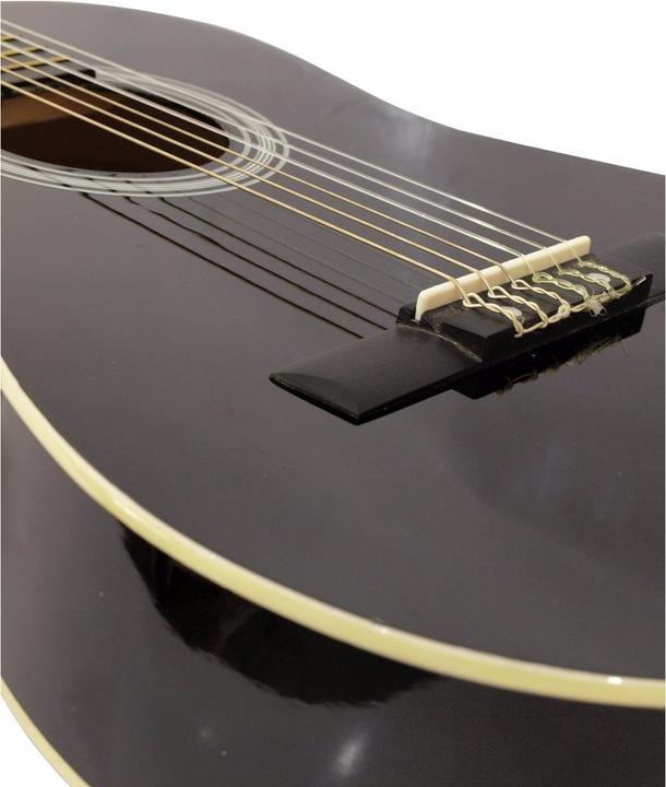 Actual product image Dimavery AC-303 classical guitar 3/4, black (Acoustic guitar)
