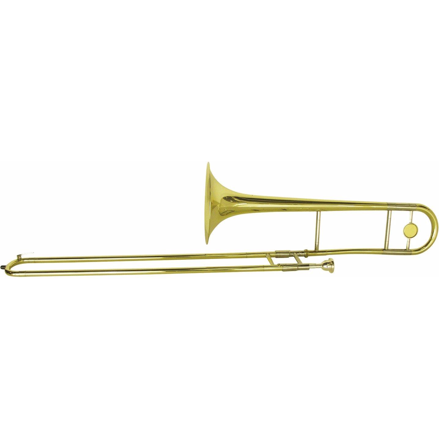 Dimavery TT-300 B-Tenor-Posaune, gold (Posaune, B-Dur), Blasinstrumente, Gold