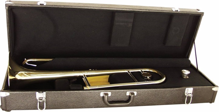 Actual product image Dimavery TT-300 Bb tenor trombone, gold (Trombone, B flat major)