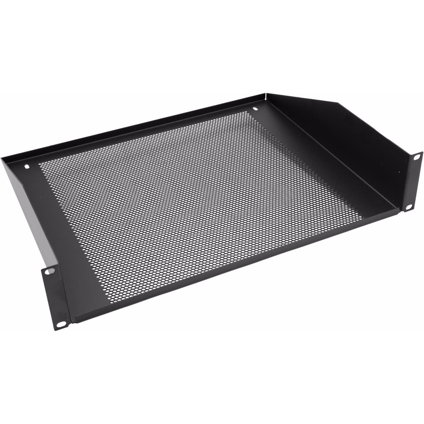 Accessory Rackboden 2HE mit Lüftungslöchern (Zubehör), Audio Racks + Cases