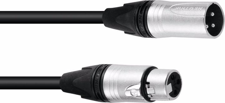 Immagine prodotto Psso Cavo DMX XLR 3pin 15m sw Neutrik (15 m, XLR)