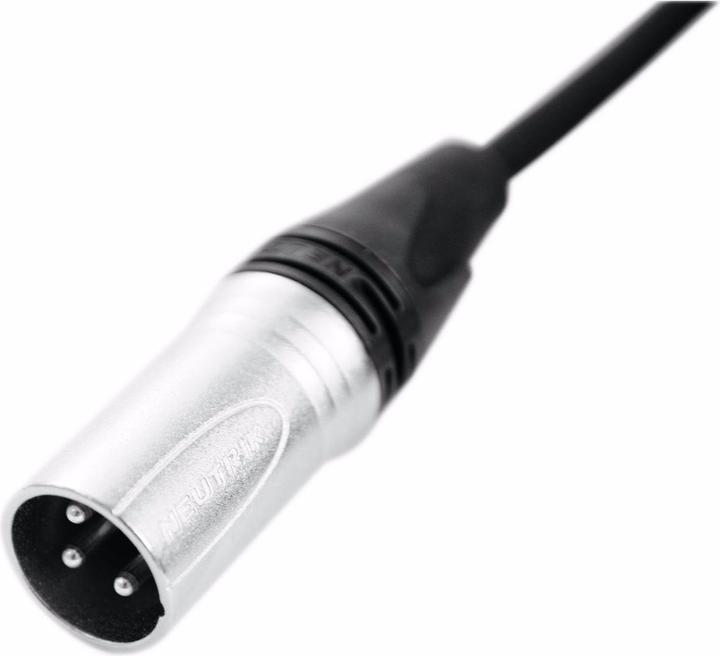 Immagine prodotto Psso Cavo DMX XLR 3pin 15m sw Neutrik (15 m, XLR)