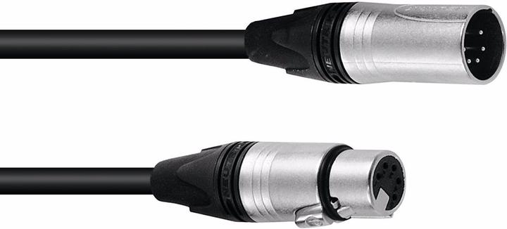 Actual product image Psso DMX cable XLR 5pin 3m sw Neutrik (3 m)