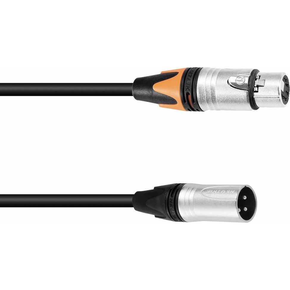 Psso Adapterkabel DMX XLR 3pol/5pol 0,3m sw (0.30 m), Audio Kabel