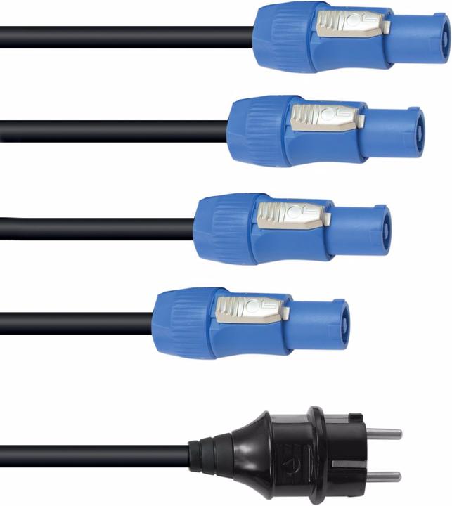 Immagine prodotto Eurolite P-Con Cavo di rete 1-4, 3x2.5mm²