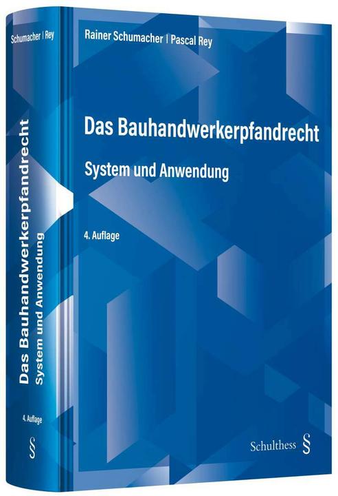 Produktbild Das Bauhandwerkerpfandrecht (PrintPlu§) (Deutsch, Pascal Rey, 2021)
