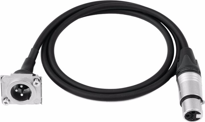 Image du produit Psso Câble patch XLR(F)/XLR(M) EB 1m sw (1 m, Câbles XLR)