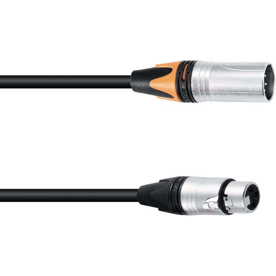 Psso Adapterkabel DMX XLR 5pol/3pol 0,3m sw (0.30 m), Audio Kabel
