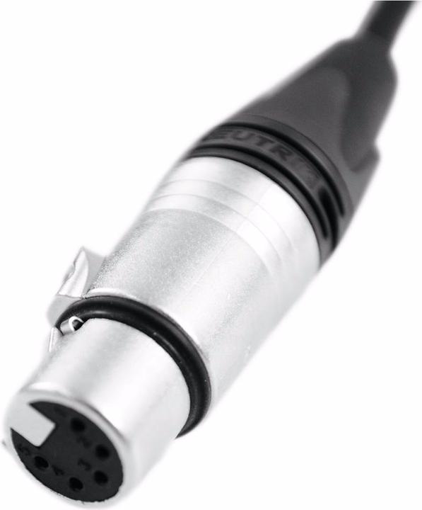 Image du produit Psso Câble DMX XLR 5 pôles 0,5m sw Neutrik (0.50 m, XLR)