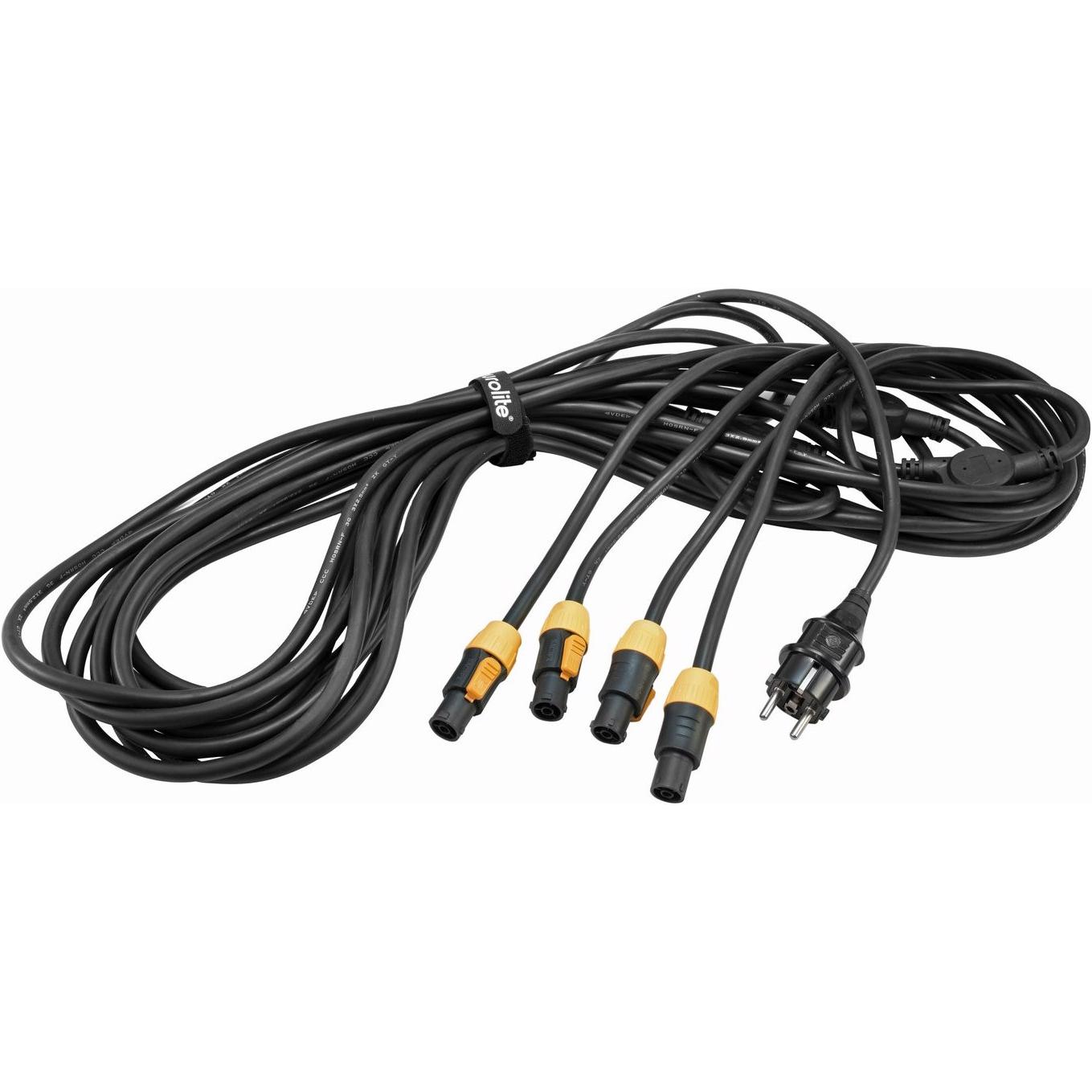 Eurolite IP T-Con Netzkabel 1-4, 3x2,5mm², Stromkabel