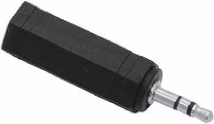 Omnitronic Adapter 3.5 jack(M)/6.35(F) stereo 10x