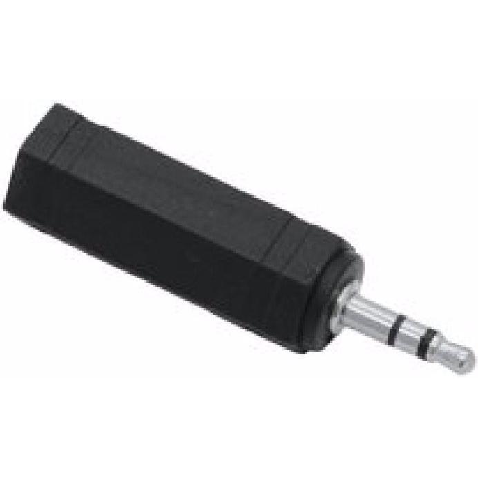 Omnitronic Adapter 3,5 Klinke(M)/6,35(F) stereo 10x, Audio Adapter