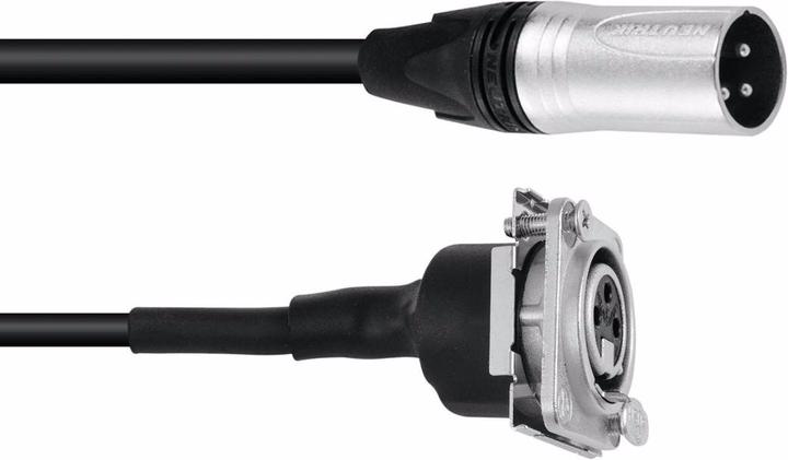 Actual product image Psso Patch cable XLR(M)/XLR(F) EB 1m bw (1 m, XLR)
