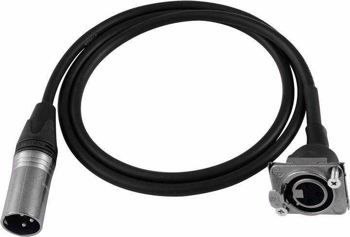 Actual product image Psso Patch cable XLR(M)/XLR(F) EB 1m bw (1 m, XLR)