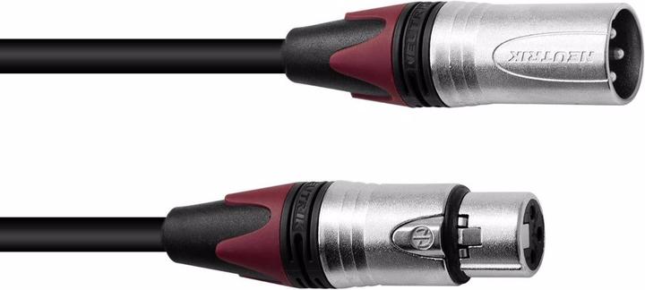 Productafbeelding Psso XLR kabel COL 3pin 10m sw Neutrik (10 m, XLR kabel)