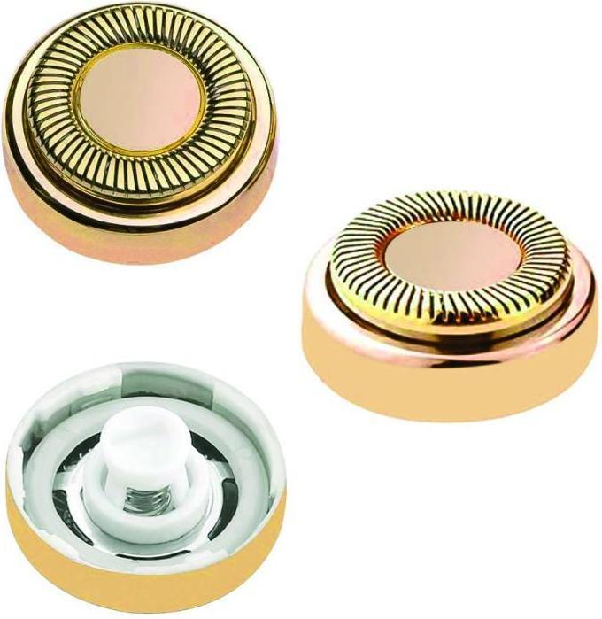 Actual product image JTI Portable face trimmer - White / Gold