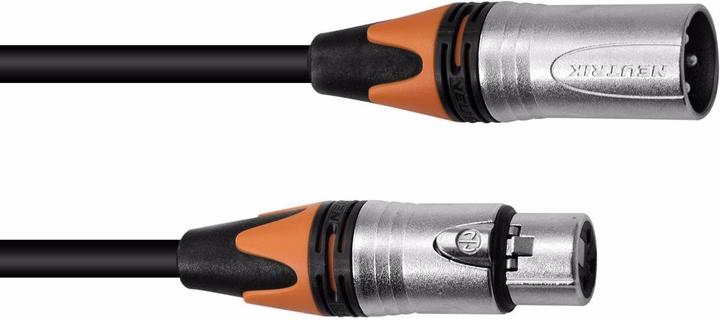 Productafbeelding Psso XLR kabel COL 3pin 3m sw Neutrik (3 m, XLR kabel)