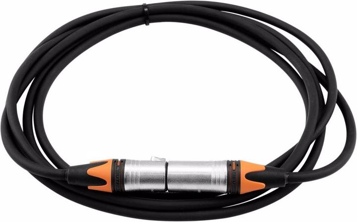 Productafbeelding Psso XLR kabel COL 3pin 3m sw Neutrik (3 m, XLR kabel)