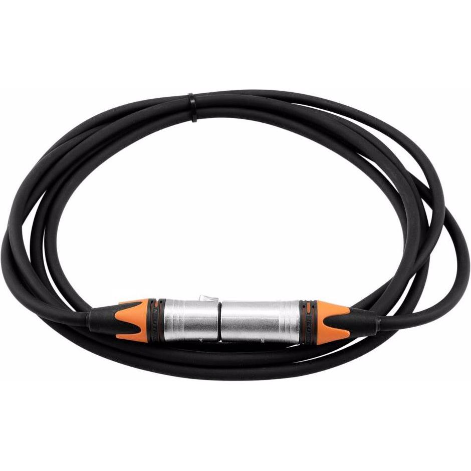 Thumbnail - Psso XLR Kabel COL 3pol 3m sw Neutrik (3 m, XLR), Audio Kabel