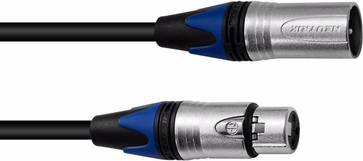 Productafbeelding Psso XLR kabel COL 3pin 5m sw Neutrik (5 m, XLR kabel)