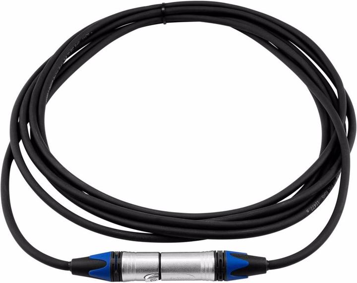 Productafbeelding Psso XLR kabel COL 3pin 5m sw Neutrik (5 m, XLR kabel)