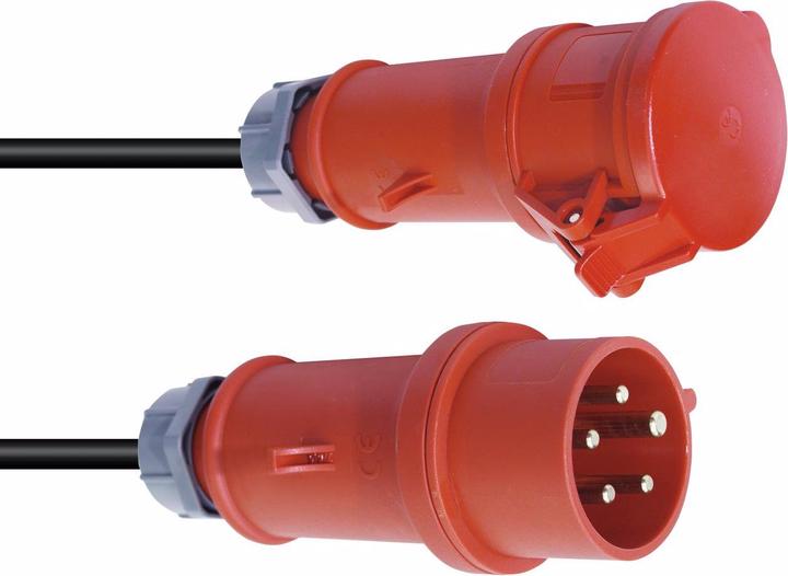 Actual product image Psso CEE extension 16A 5x2,5 15m red (15 m, CEE)