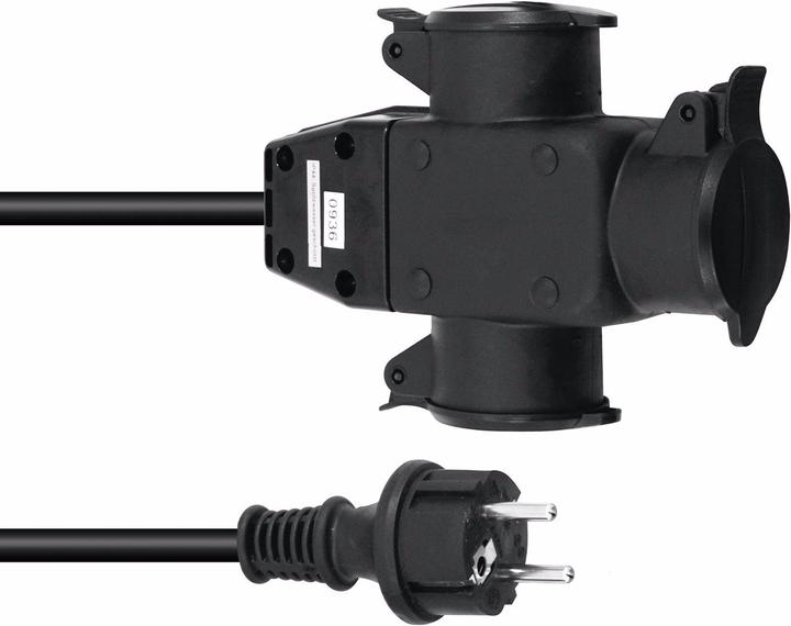 Produktbild Eurolite Verlängerung 3x1,5 10m 3-fach (10 m)