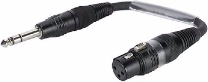 Actual product image Sommer Cable Adapter cable XLR(F)/jack stereo 0.15m (0.15 m)