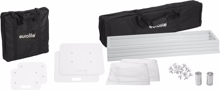Produktbild Eurolite 2x Stage Stand 150cm inkl. Cover und Tasche, weiss