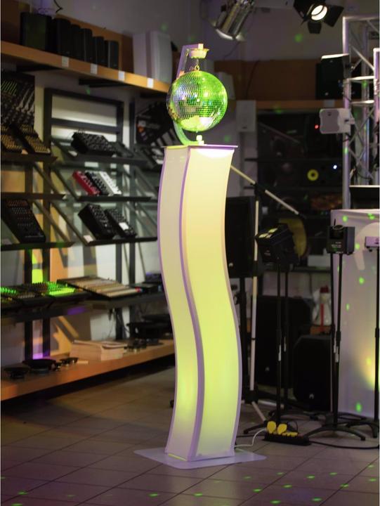 Produktbild Eurolite 2x Stage Stand 150cm geschwungen inkl. Cover und Tasche, weiss