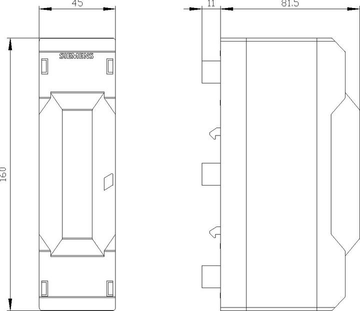 Image du produit Siemens Anschlussmodul 6 - 50 mm²
