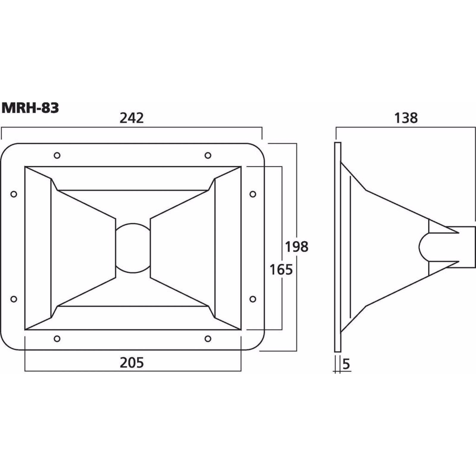 Thumbnail - Monacor Mittel/Hochtonhorn, PA Lautsprecher