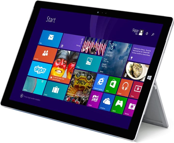 Produktbild Microsoft Surface Pro 3, 256GB SSD (12", Intel Core i5-4300U, 8 GB, 256 GB)