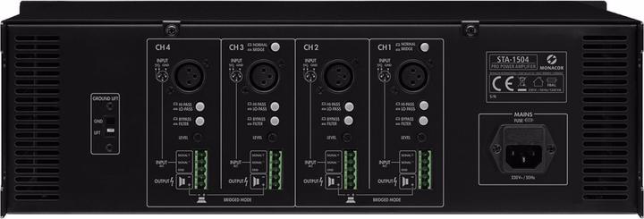 Produktbild Monacor 4 Kanal Verstaerker 900Wmax