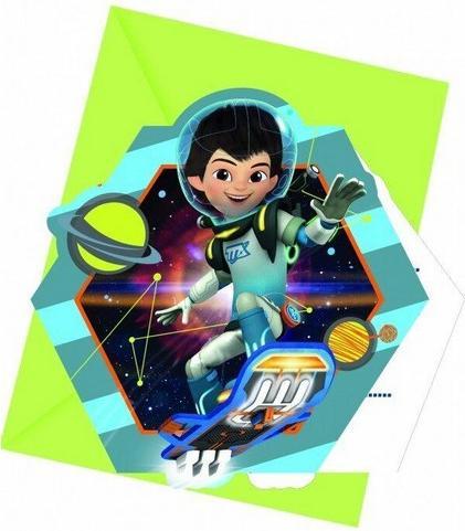 Actual product image Miles From Tomorrowland Space Invitations (Pack of 6) (6 pcs.)