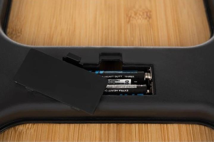 Produktbild Ruhhy Digitale BAMBUS PERSONENWAAGE Design Waage bis 180kg (180 kg)