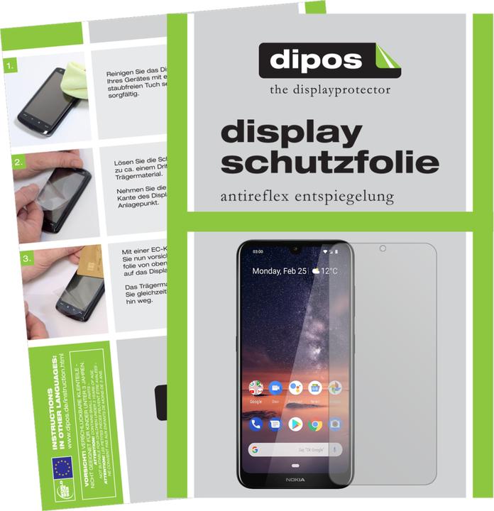 brotect Pellicola Vetro Opaca per Nokia 7.2 Protezione Schermo [Anti- Riflesso, Durezza 9H