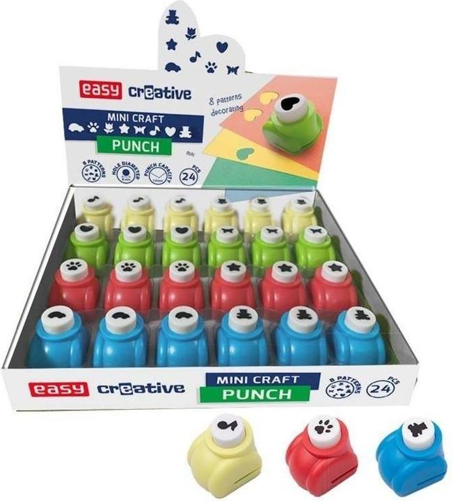 Easy Mini-Musterstanzer (24 Stück) EINFACH