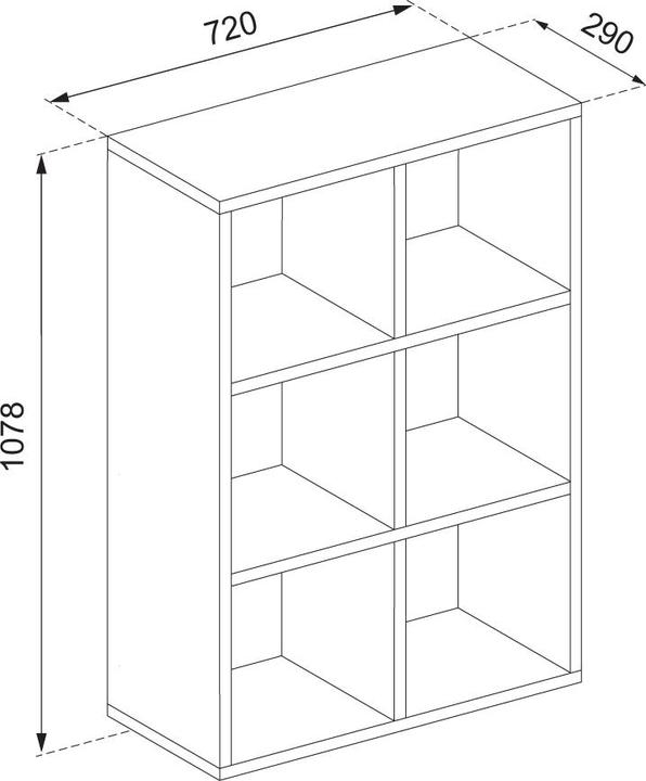 Produktbild Vicco Raumteiler (72 x 29 x 108 cm)
