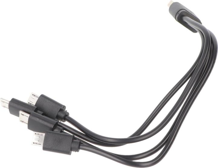 Actual product image Keeppower USB distributor type-A to 4 x Micro USB length: 0.2 m up to 2.1A (0.20 m, USB 2.0)